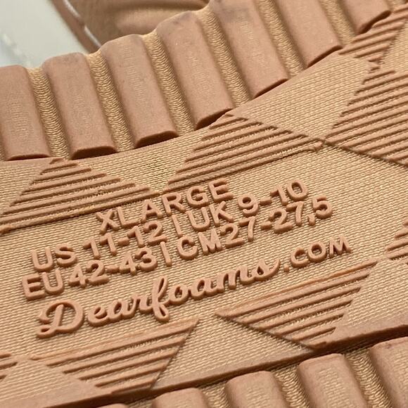 Dluxe By Dearfoams Women's Slip On Slippers Memory Foam Indoor/Outdoor 11-12 - Picture 7 of 7